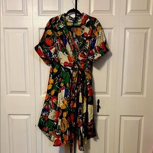 NWT Eva Franco for Anthropologie Wrap Dress-2x